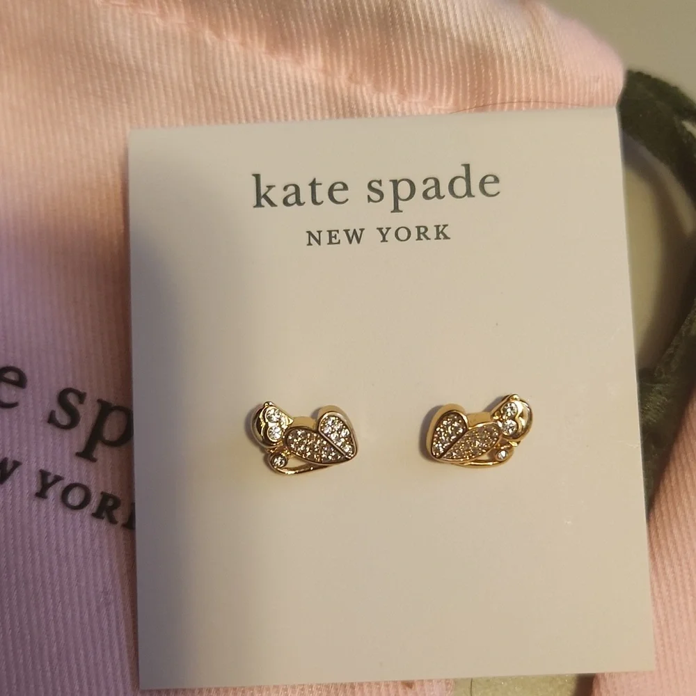 Kate Spade Gold and Silver Stud Earrings - Picture 4 of 5